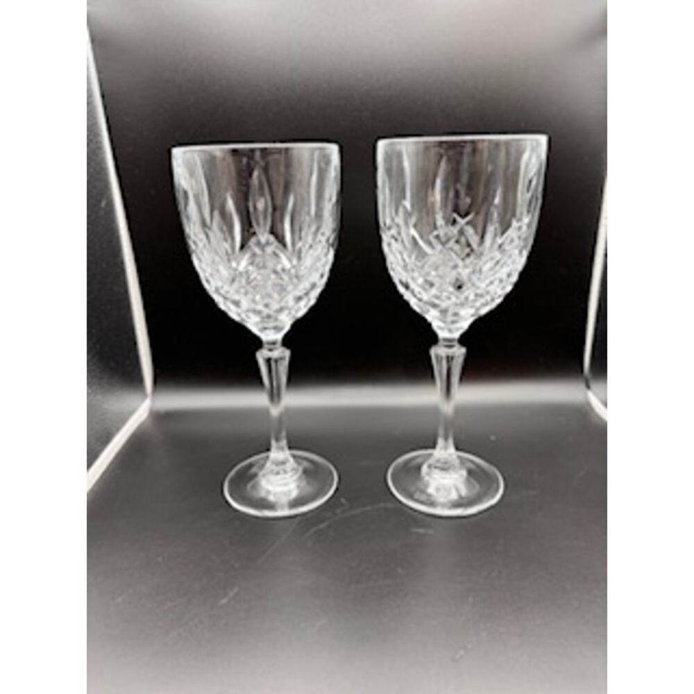Marquis Waterford Crystal Water Goblets Markham Set of‎ 2